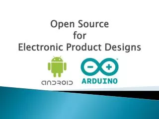 Open Source for Electronic Product Designs