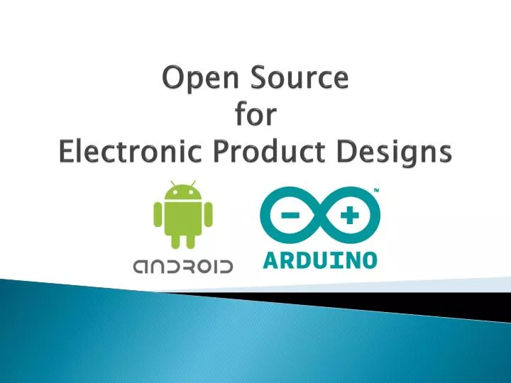 open source for electronic product designs
