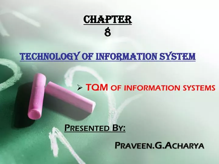 chapter 8 technology of information system