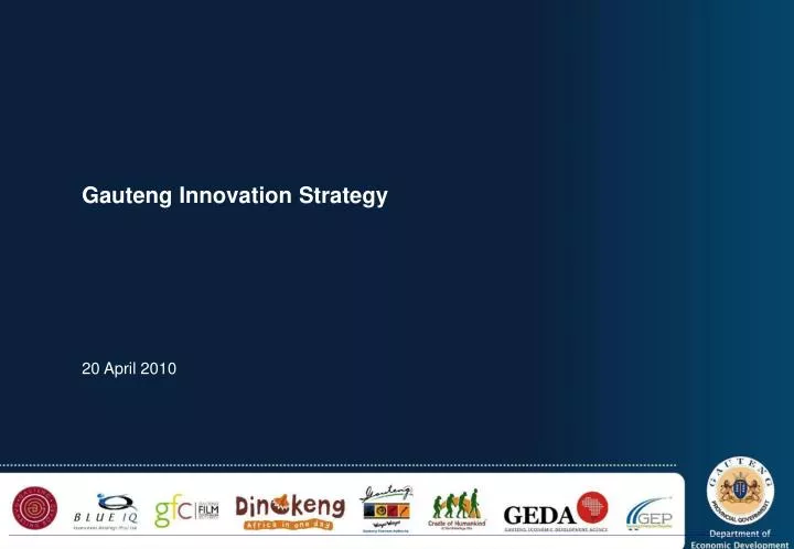 gauteng innovation strategy