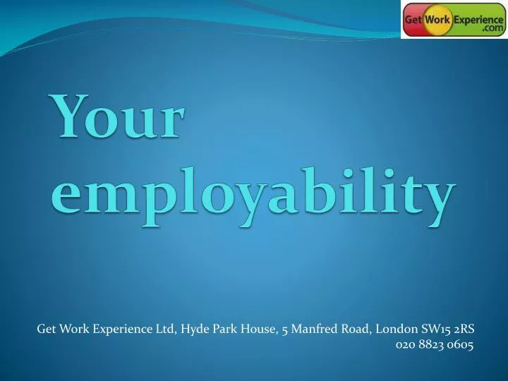 your employability