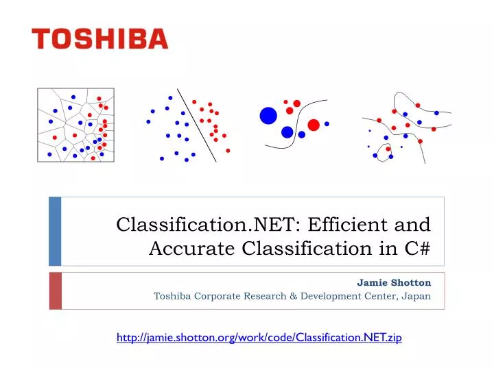 classification net efficient and accurate classification in c