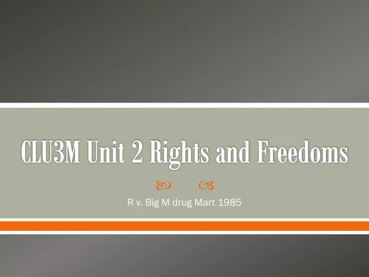 clu3m unit 2 rights and freedoms