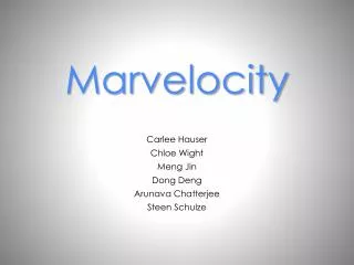 Marvelocity