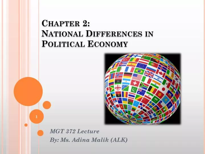 chapter 2 national differences in political economy