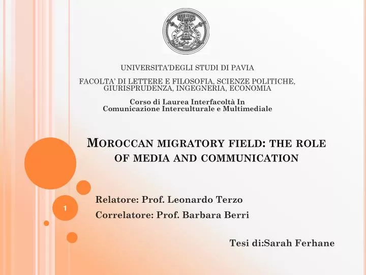 moroccan migratory field the role of media and communication