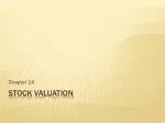 Stock Valuation - slide 1