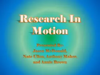 Research In Motion