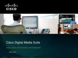 Cisco Digital Media Suite
