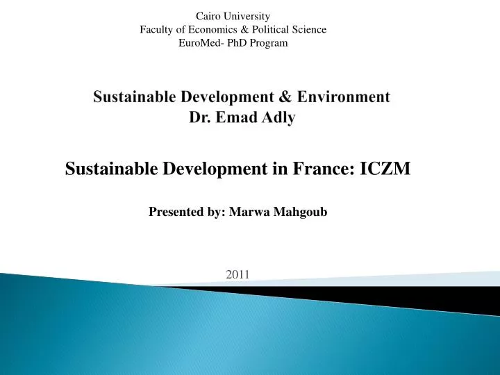 sustainable development environment dr emad adly