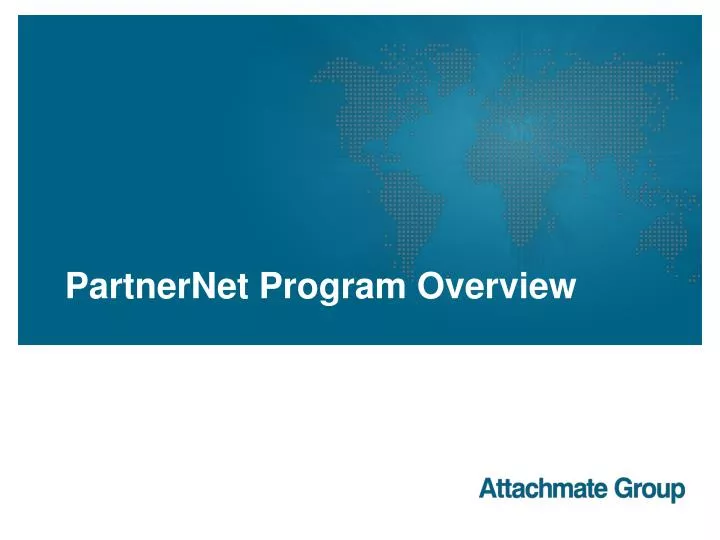 partnernet program overview