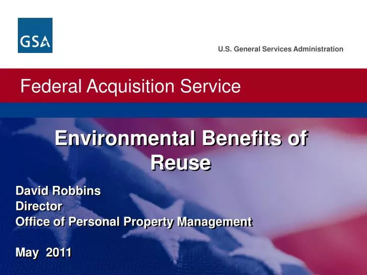 environmental benefits of reuse