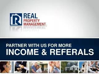 PARTNER WITH US FOR MORE INCOME &amp; REFERALS