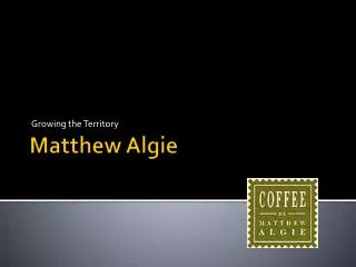 Matthew Algie