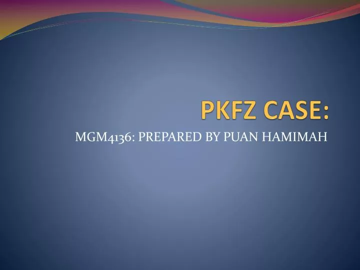 pkfz case