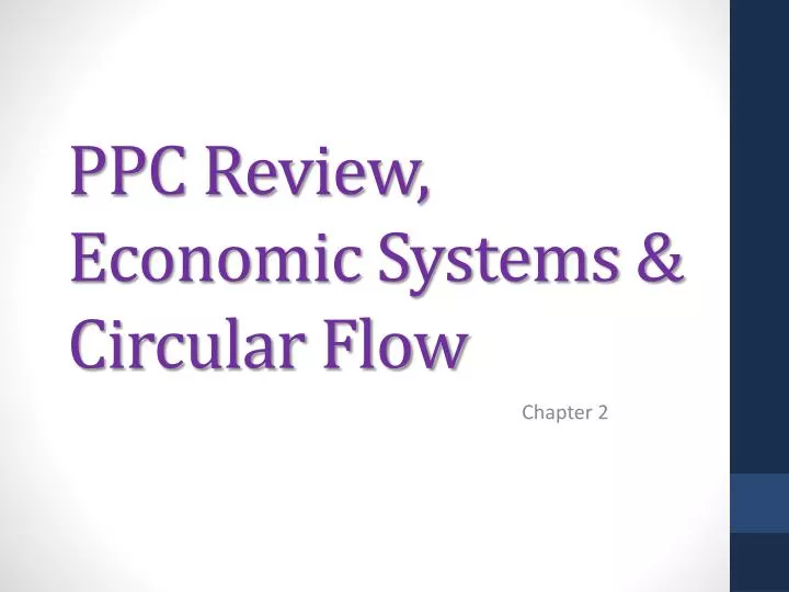 ppc review economic systems circular flow