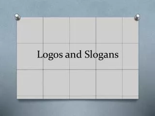 Logos and Slogans