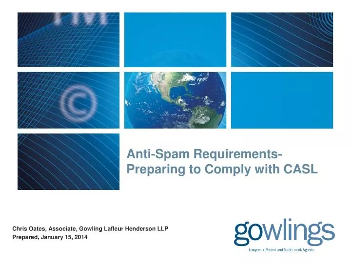 anti spam requirements preparing to comply with casl