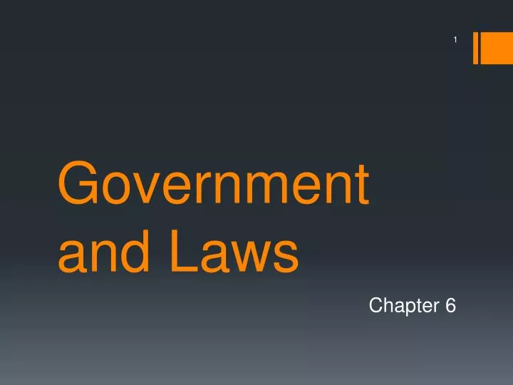 government and laws