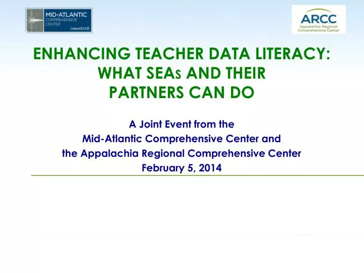 enhancing teacher data literacy what sea s and their partners can do