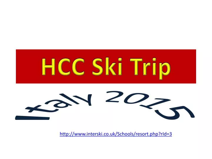 hcc ski trip