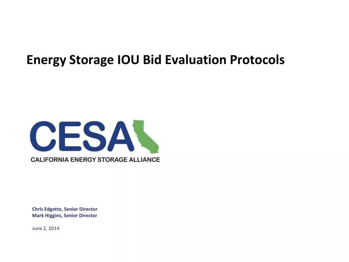 energy storage iou bid evaluation protocols
