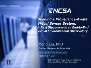 Building a Provenance-Aware Virtual Sensor System: A First Step towards an End-to-End Virtual Environmental Observator