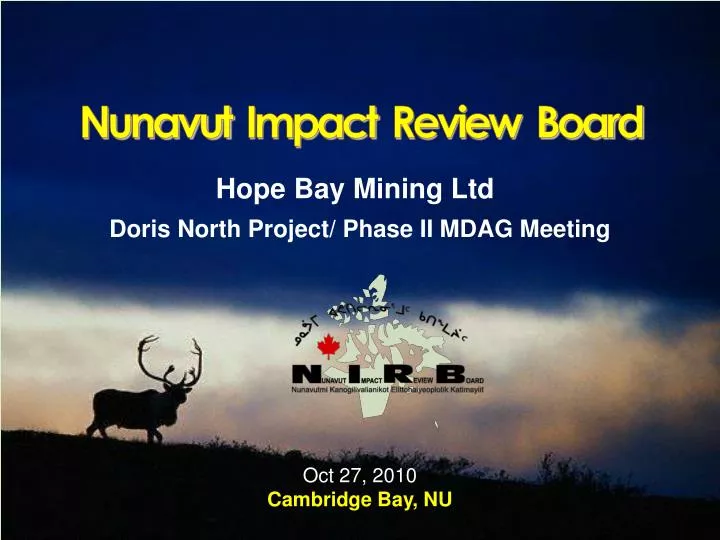 nunavut impact review board