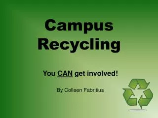 Campus Recycling