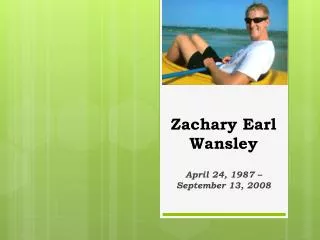 Zachary Earl Wansley