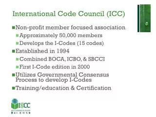 International Code Council (ICC)