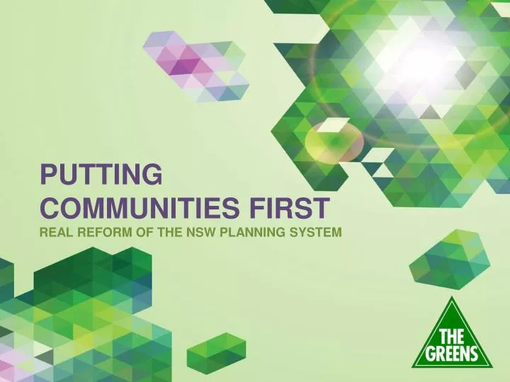 real reform of the nsw planning system