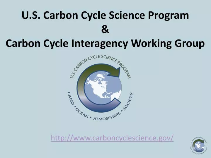u s carbon cycle science program carbon cycle interagency working group