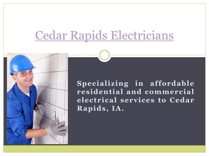 cedar rapids electricians