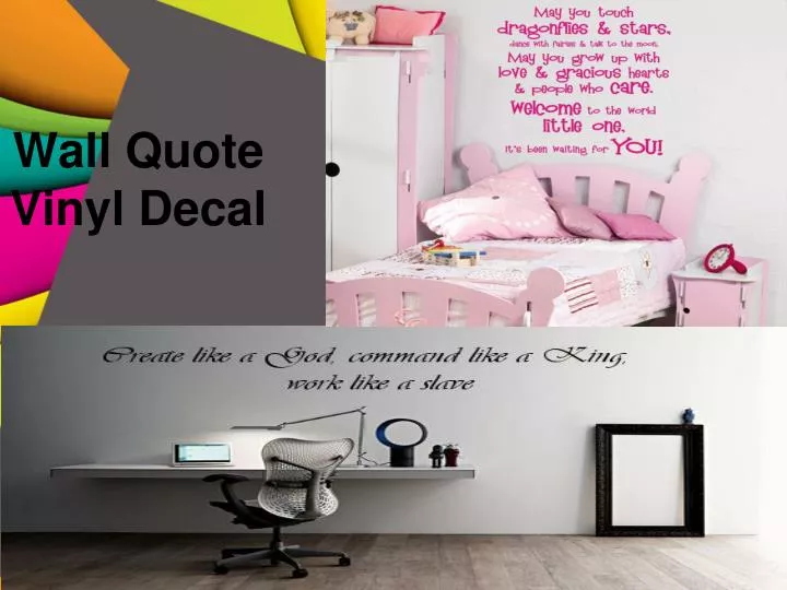 wall quote vinyl decal