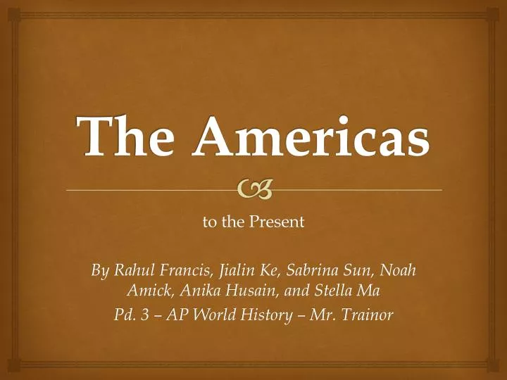 the americas