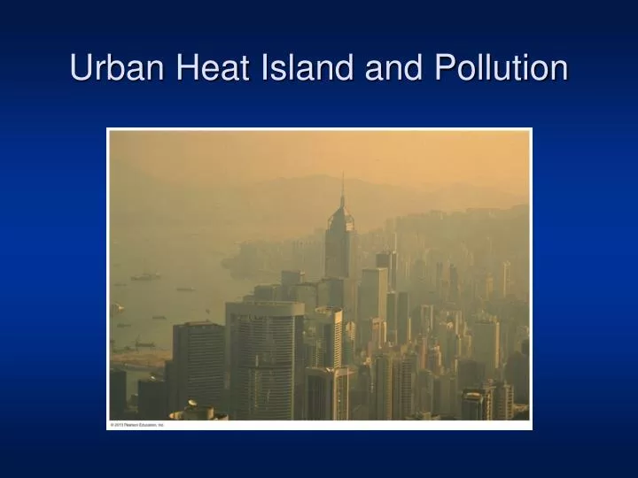 urban heat island and pollution