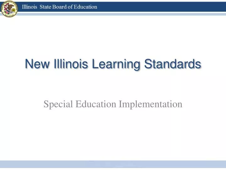new illinois learning standards