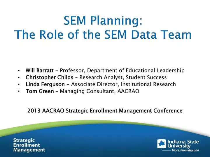 sem planning the role of the sem data team