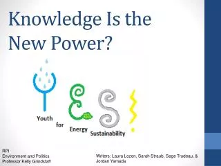 Knowledge Is the New Power?
