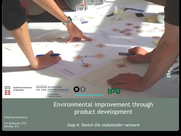 environmental improvement through product development step 4 sketch the stakeholder network