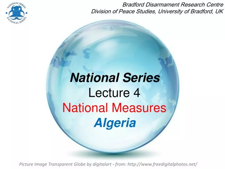 national series lecture 4 national measures algeria