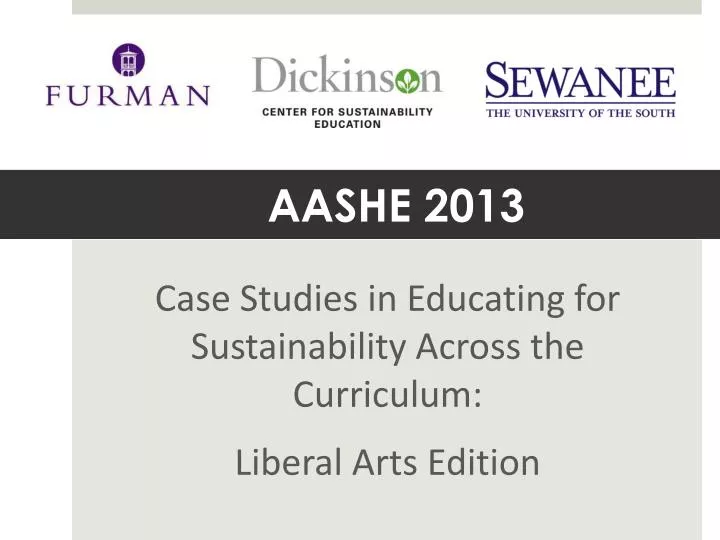 aashe 2013