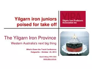 Yilgarn iron juniors poised for take off