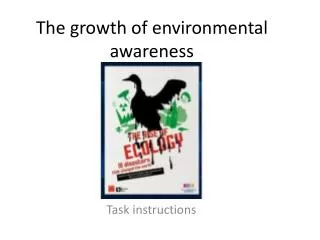 The growth of environmental awareness