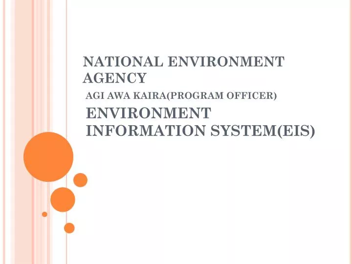 national environment agency