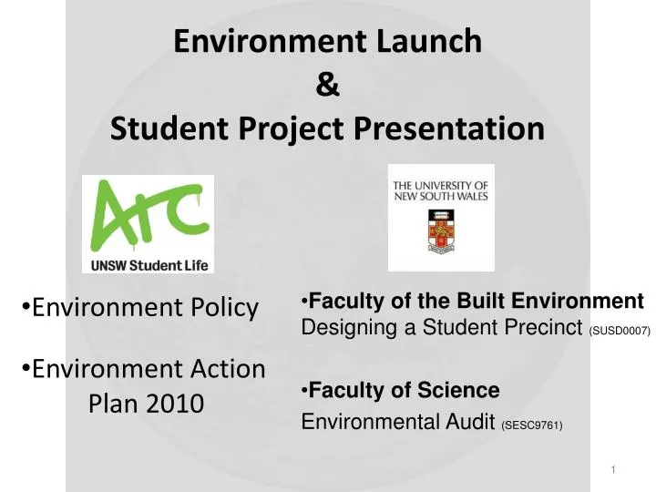 environment launch student project presentation