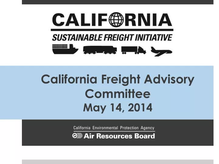california freight advisory committee may 14 2014