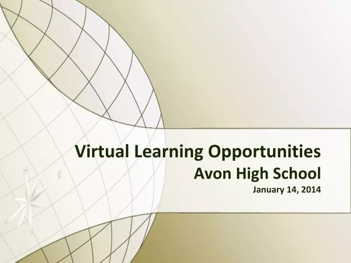 virtual learning opportunities avon high school january 14 2014