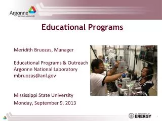 Education al Programs